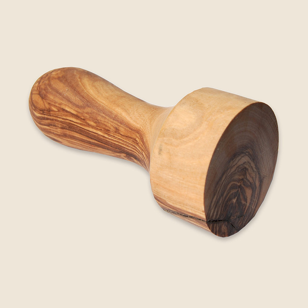 Tamper / Kaffeestampfer aus Olivenholz