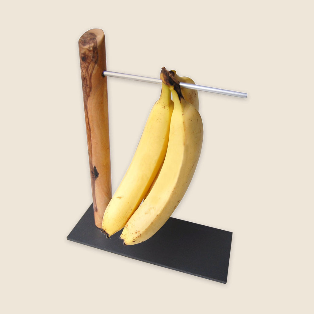 Bananenhalter aus Olivenholz