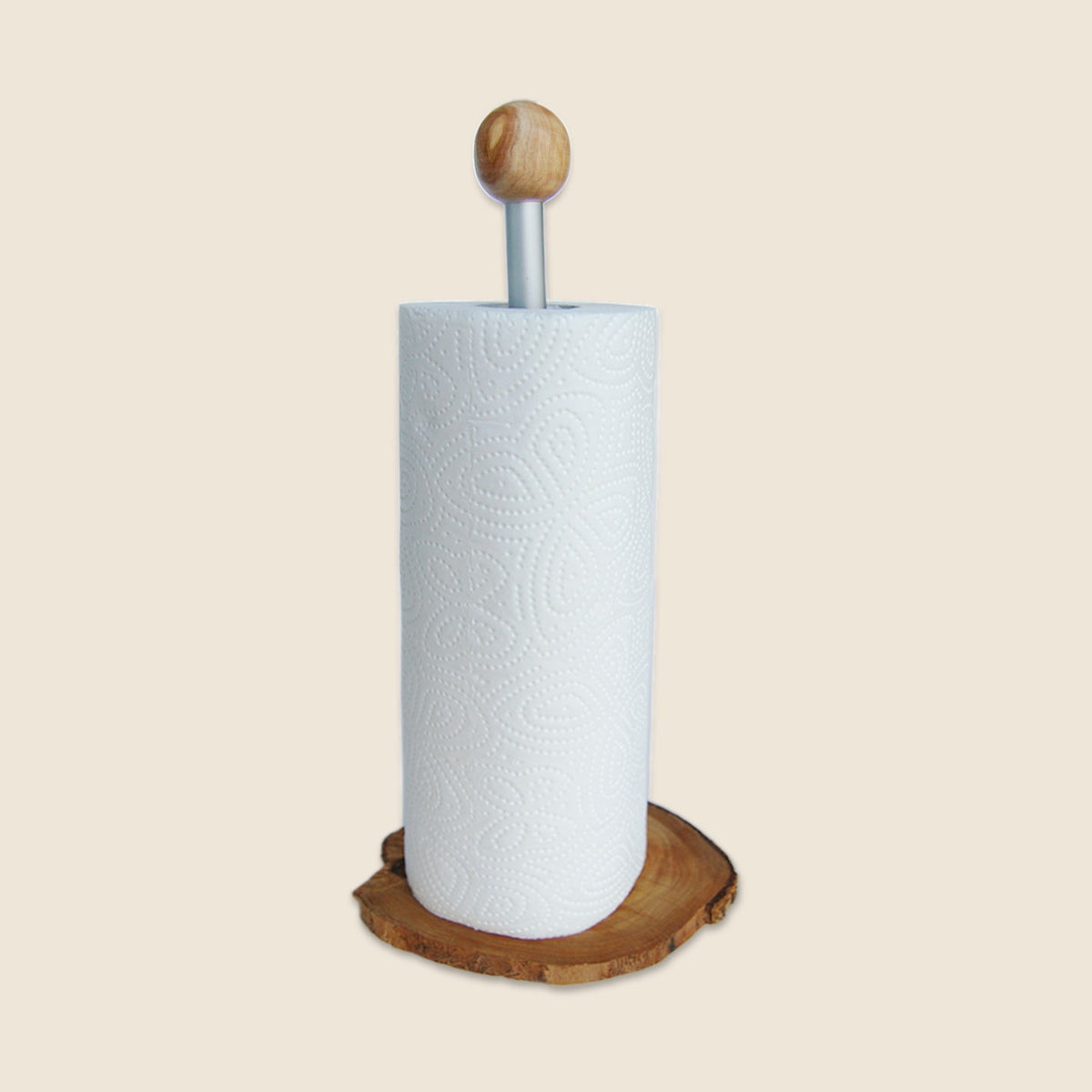 Küchenrollenhalter KLASSIK aus Olivenholz