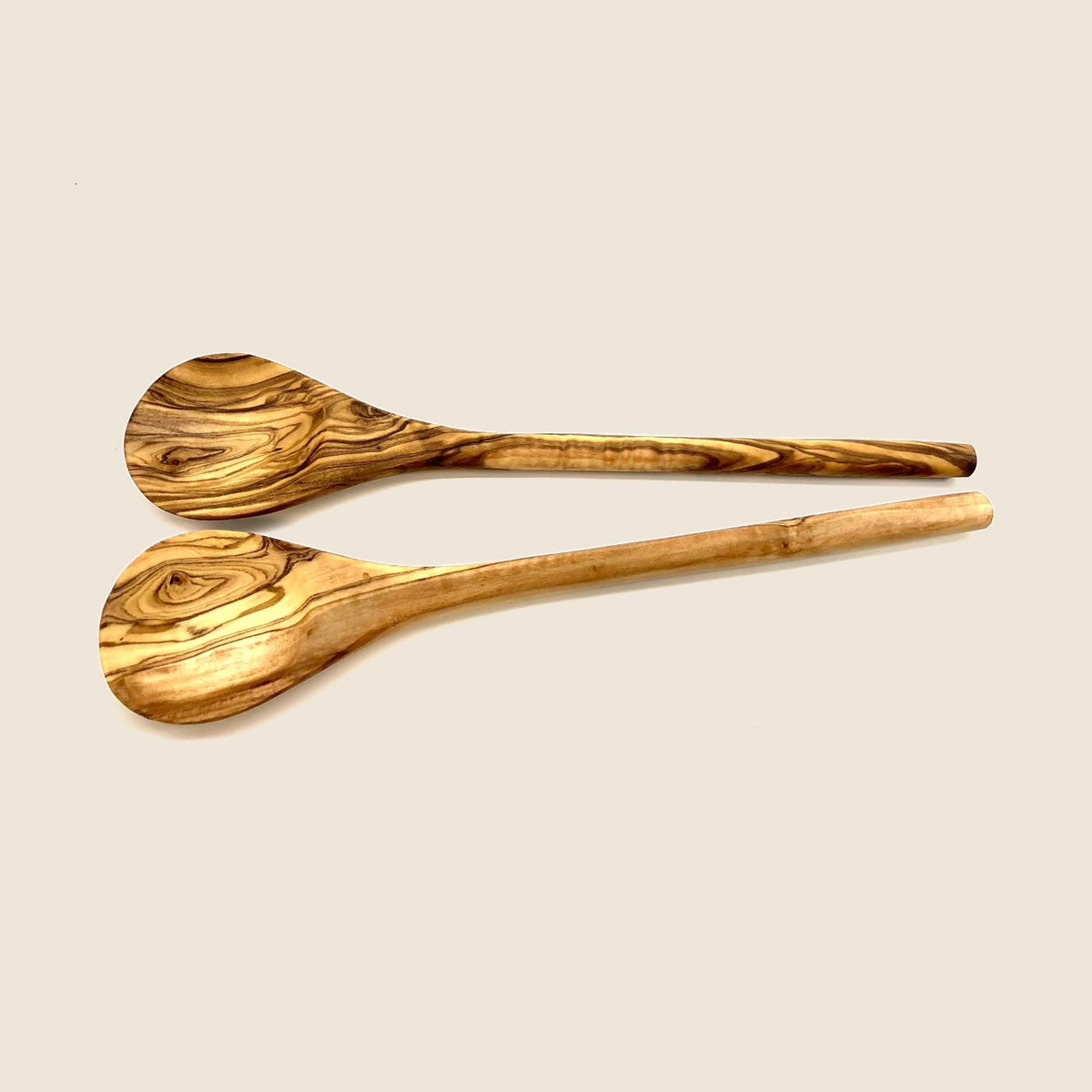 Kochlöffel rund aus Olivenholz (30 cm)