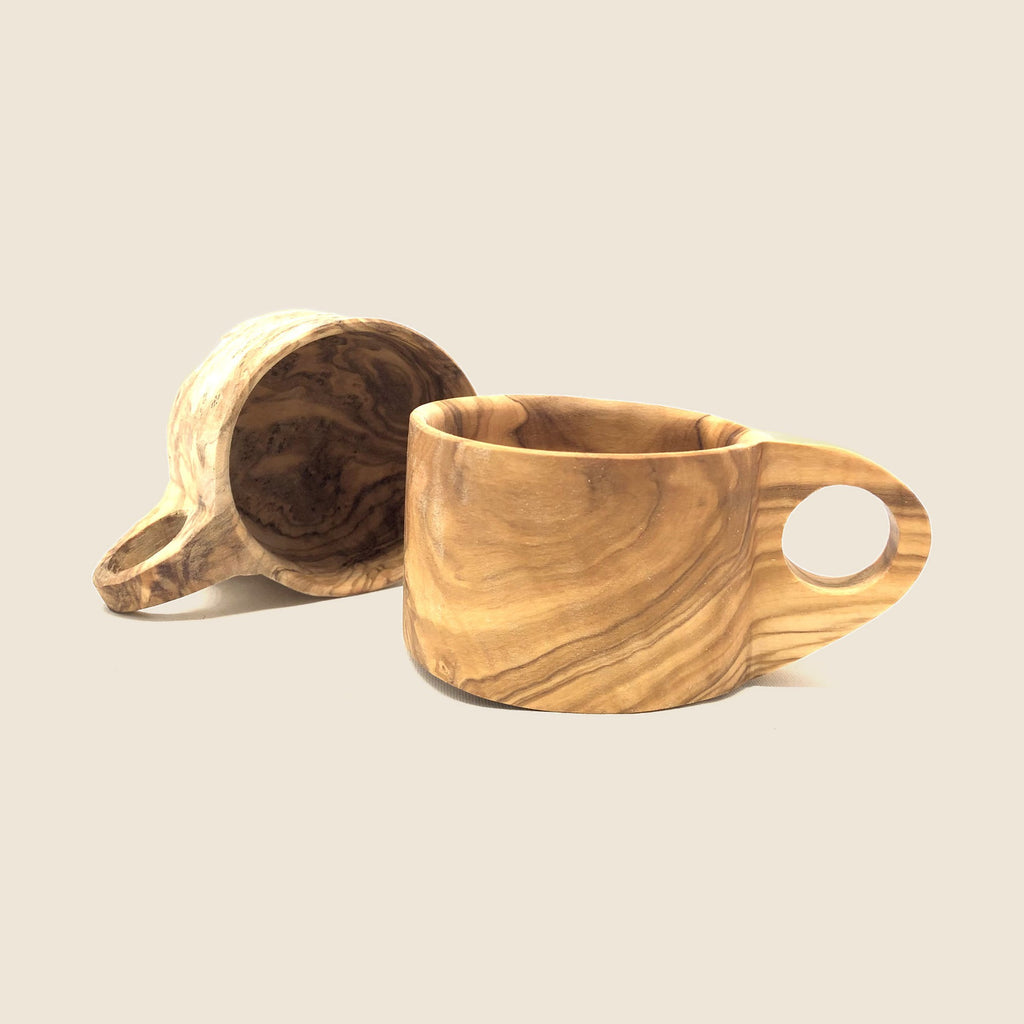 Tasse / Becher aus Olivenholz
