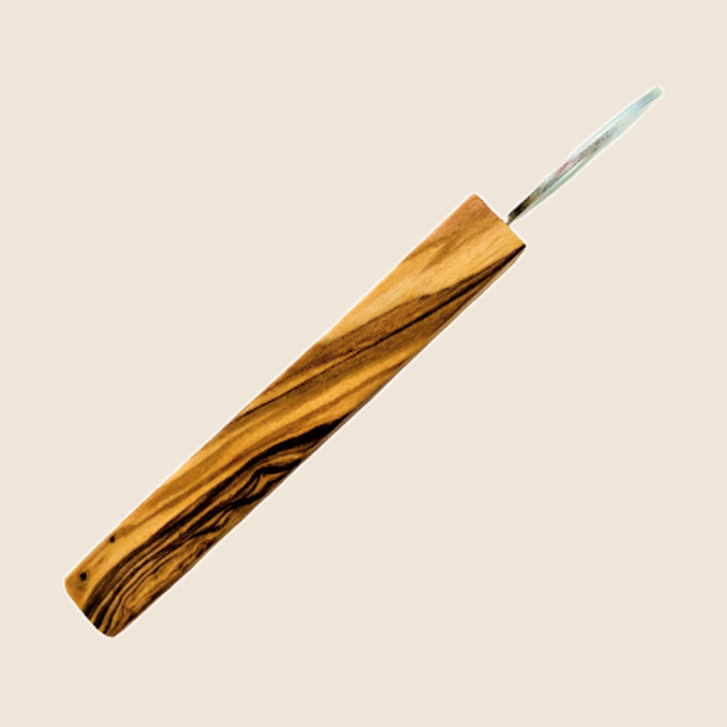 Flaschenöffner Ecki aus Olivenholz