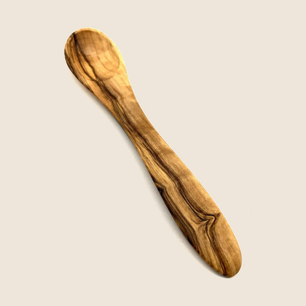 Dip- oder Eierlöffel aus Olivenholz
