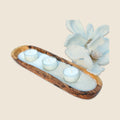 Kerzenhalter-Set WELLNESS inkl. Sand & 3 Teelichtern
