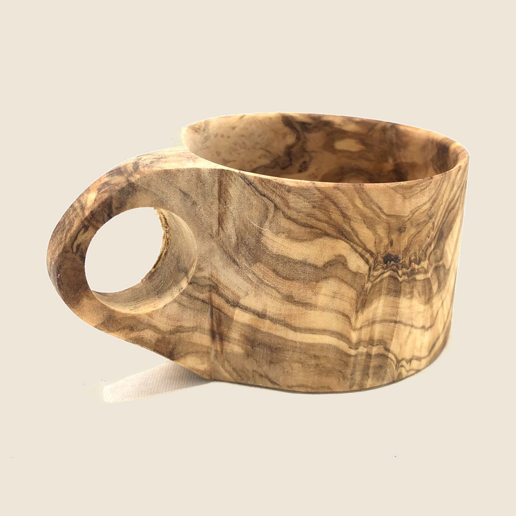 Tasse / Becher aus Olivenholz