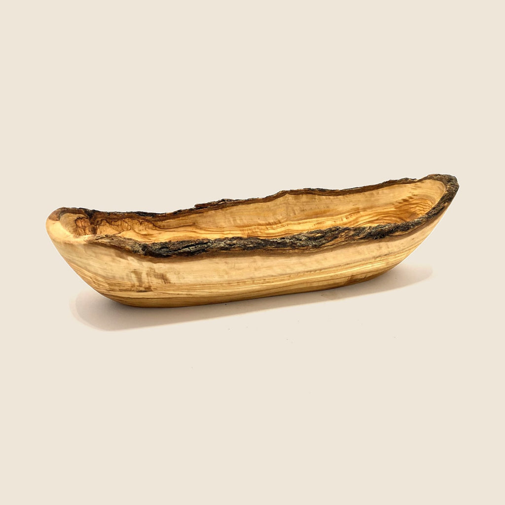 Brotschale RUSTIKAL 35-39 cm aus Olivenholz