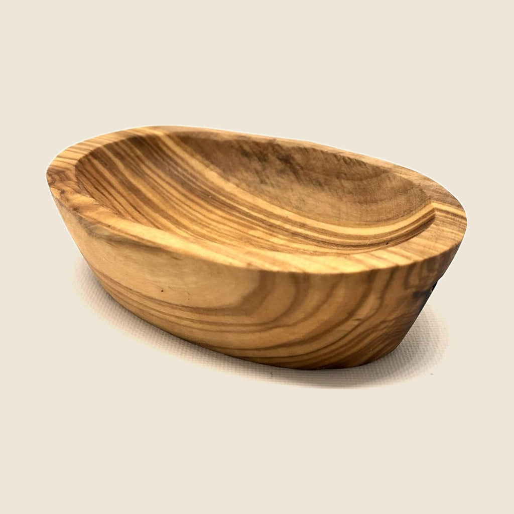 3er Set Schälchen OVAL (klein, mittel, groß) aus Olivenholz