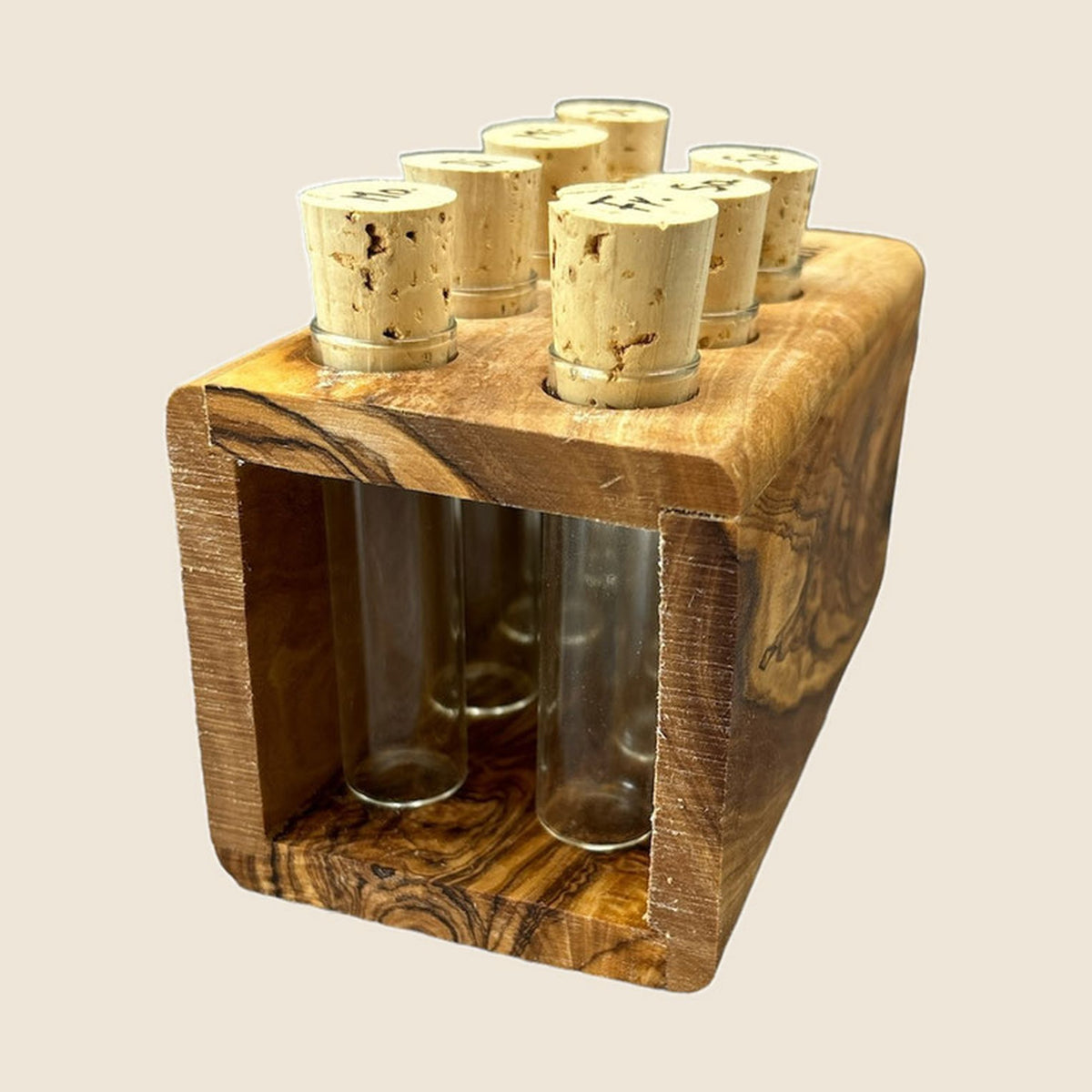Tablettenbox "Seven Days" aus Olivenholz