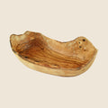 Obstschale rustikaler Rand (L25-29 cm) aus Olivenholz