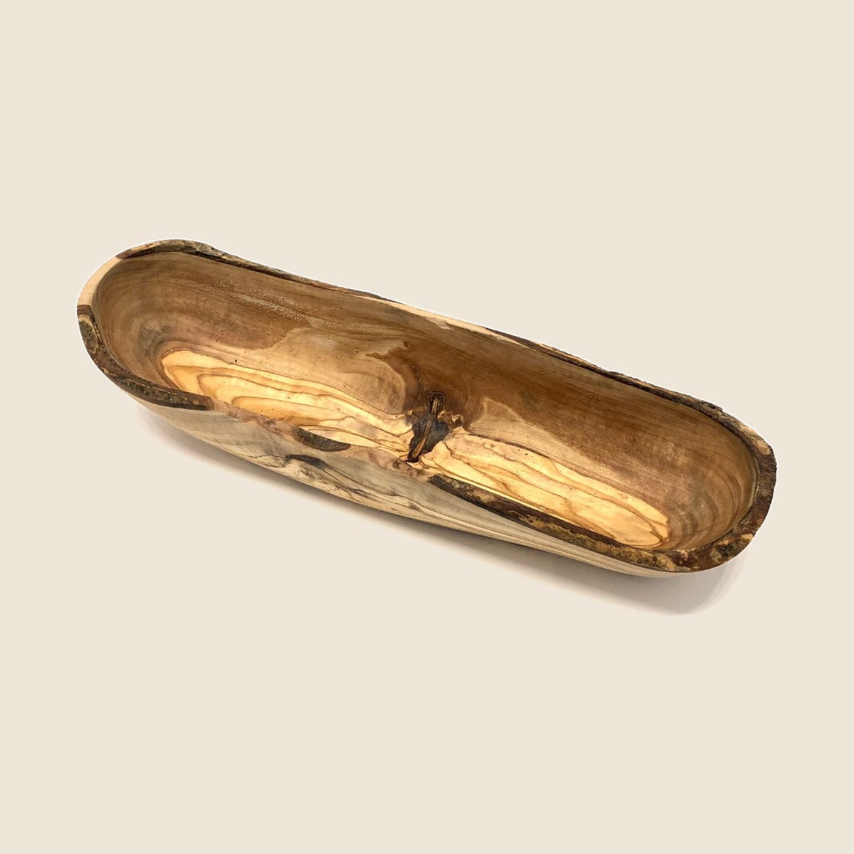 Brotschale RUSTIKAL 25-34 cm aus Olivenholz