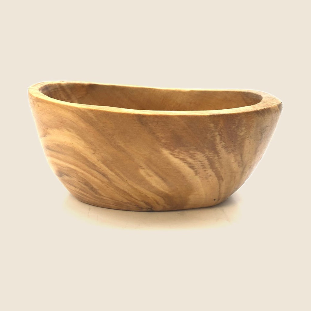 Tapas Schale oval 12 – 14 cm aus Olivenholz