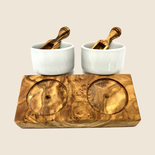 2er Salzschälchen FANO2 mit Salzschippchen