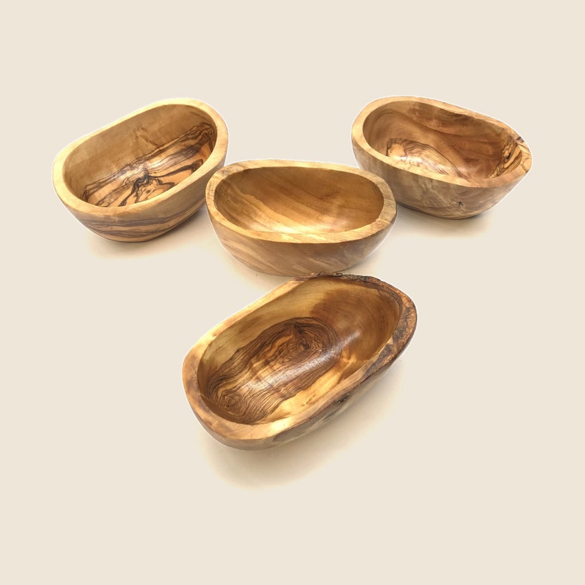Tapas Schale oval 12 – 14 cm aus Olivenholz