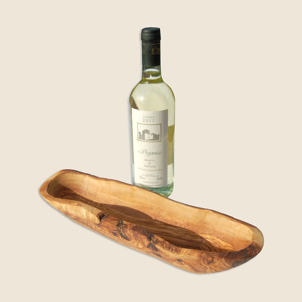 Schale als Weinpräsent 34-36 cm lang