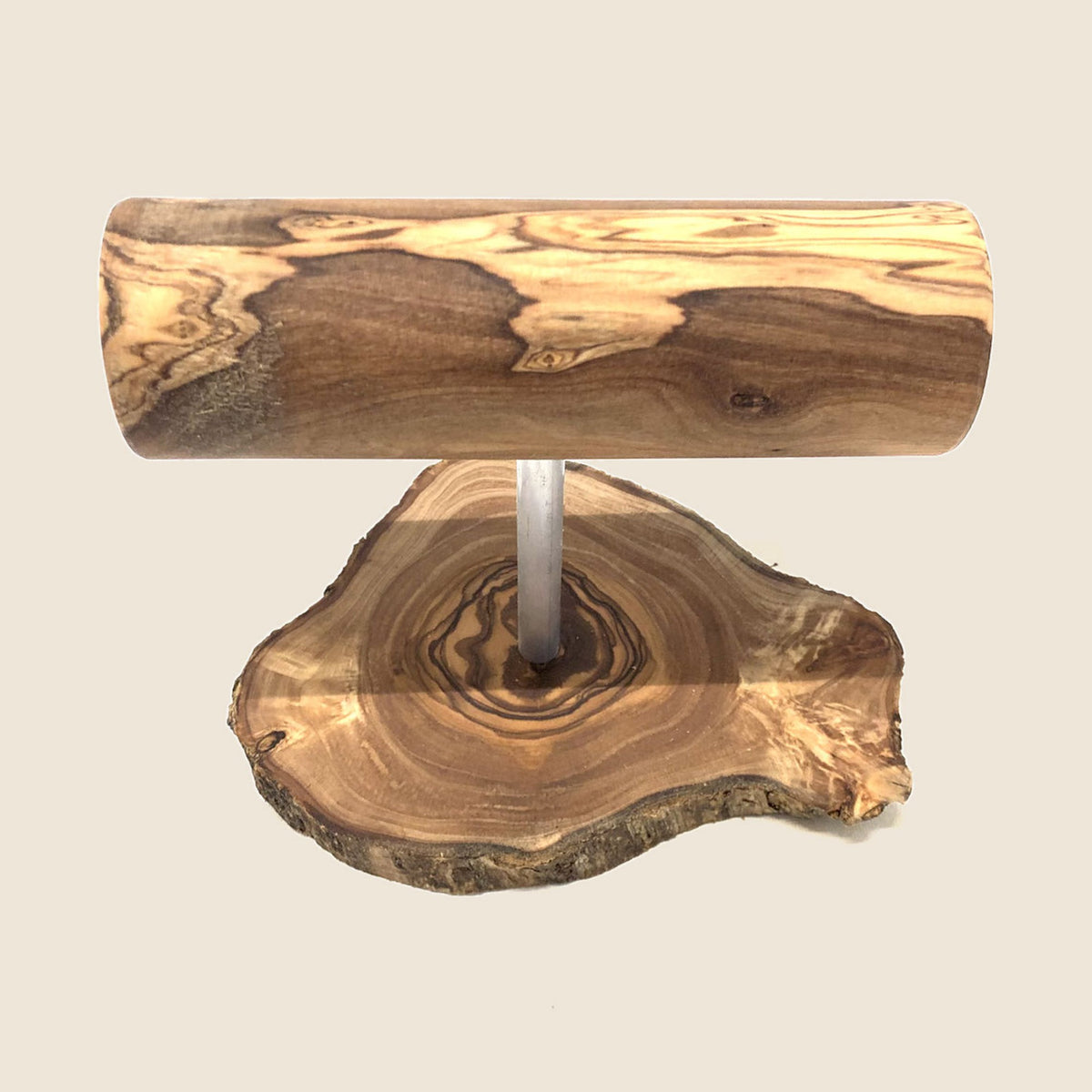 Uhrenhalter LUXURY aus Olivenholz