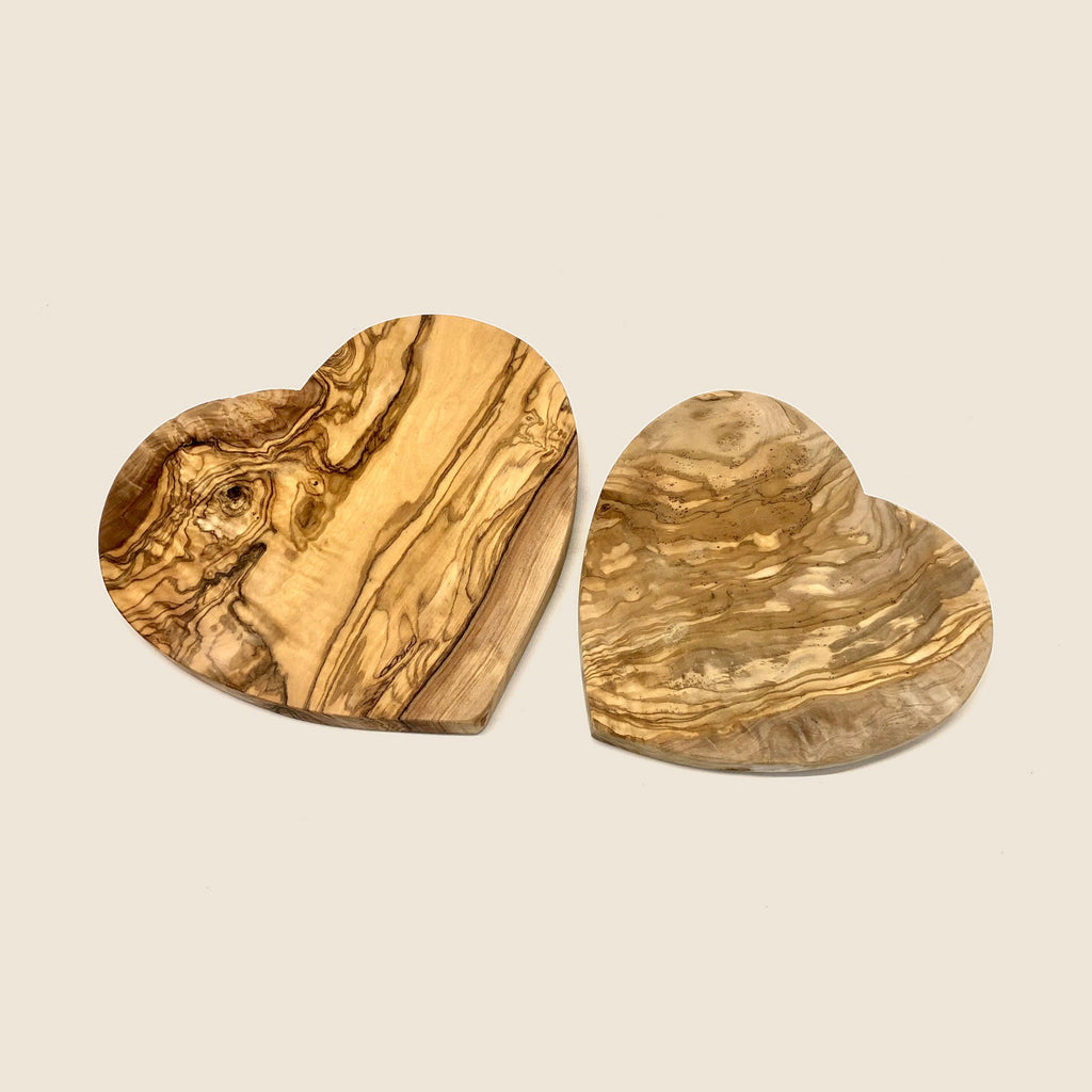 Frühstücksbrett HERZ groß (B25cm)